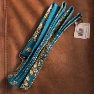 New Vera Bradley Pet Leash M-L Peacock 6’ Long